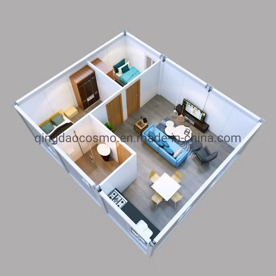 3X 40FT Prefab Modular Prefab Prefabricated Steel Structure Portable Container House.
