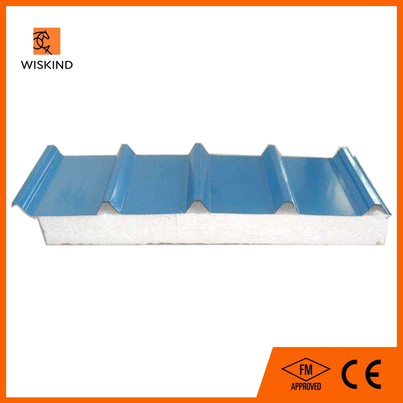 Heat Insulated Fireproof EPS/PU/PIR/PUR/Puf/Polyurethane/Rockwool/Glasswool Cold Storage Clean Room Sandwich Panel for Wall/Roof/Ceiling