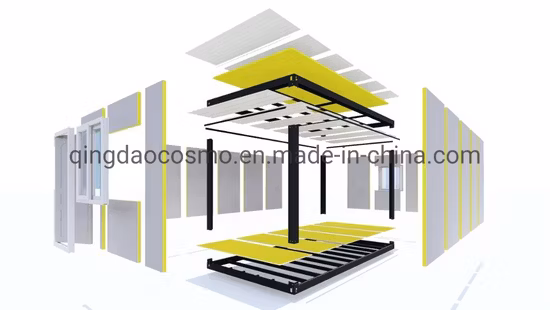 3X 40FT Prefab Modular Prefab Prefabricated Steel Structure Portable Container House.